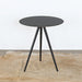 ET484 - Rubbed Black Iron Tripod End Table 