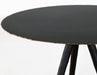 ET484 - Rubbed Black Iron Tripod End Table 