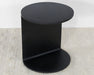 ET490 - Flat Iron End Table With Textured Edges
