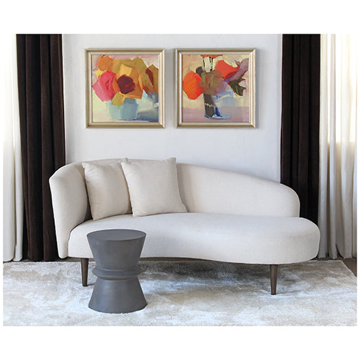 ET493 - Tribal Dark Gray Concrete End Table