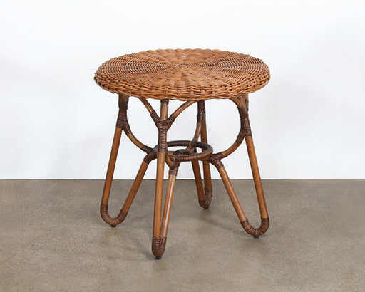 ET503 - Natural Rattan Woven Over Rattan End Table