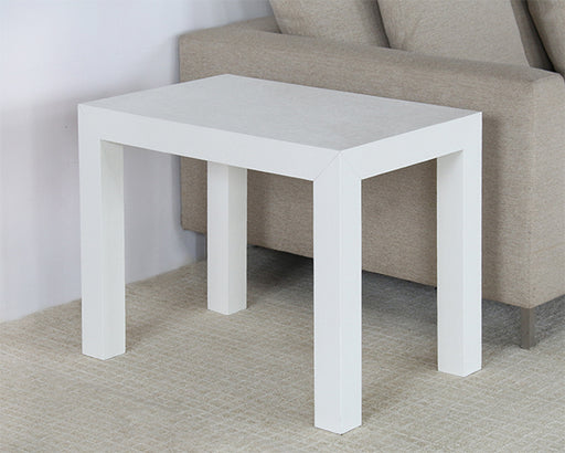 ET513 - White Parsons End Table