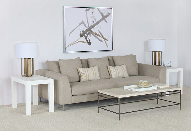 ET513 - White Parsons End Table