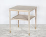 ET514 - Bleached Cerused Oak End Table Or Nightstand