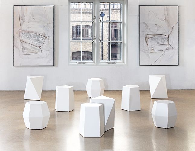 Element Table In Powder White