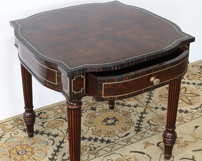 Merton Side Table -Trevisco Walnut Finish
