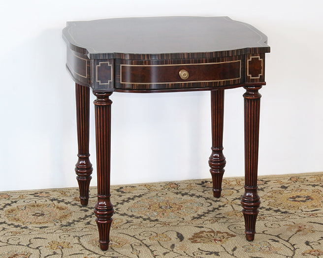 Merton Side Table -Trevisco Walnut Finish
