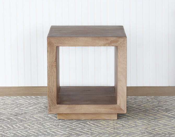 Square Ash End Table