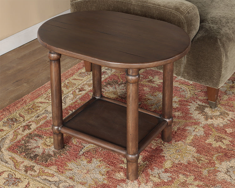 Antique European Country Style End Table