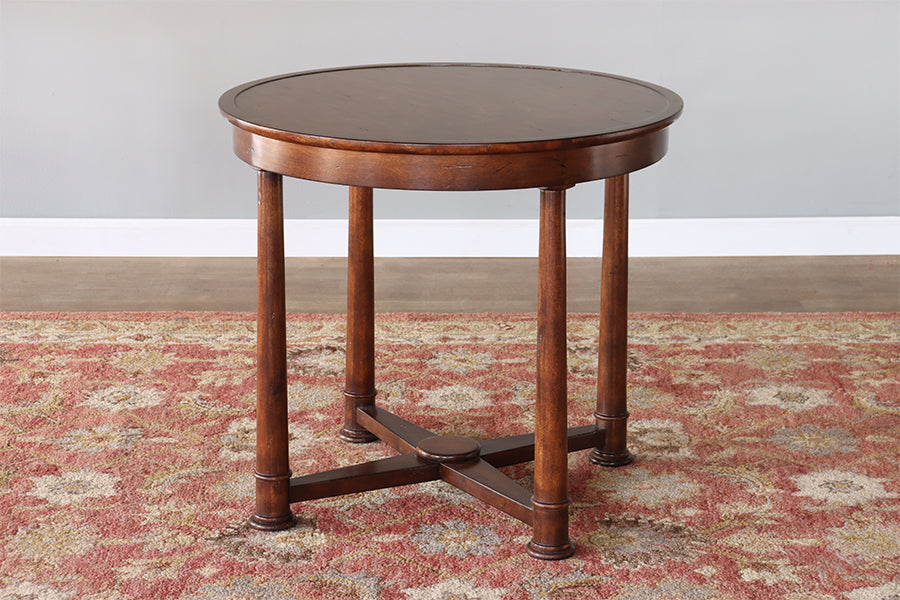 Four Column Entry Table with Stretcher Base
