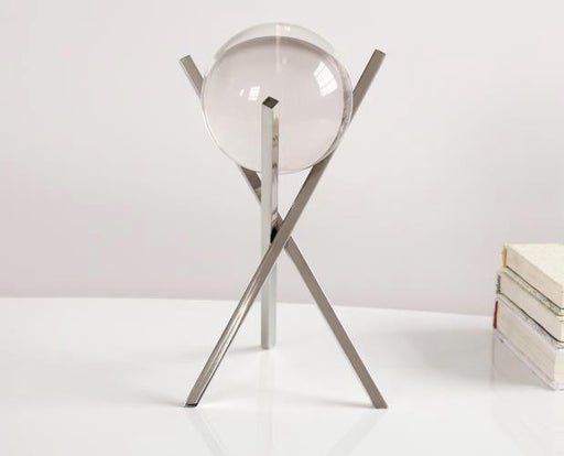 FIG219 Crystal Ball on Nickel Tripod Base