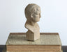 FIG228 Small Antiqued White Bust