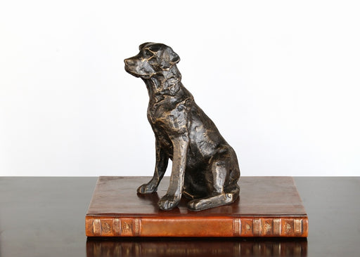 FIG284 Bronze Labrador Retriever Figurine 