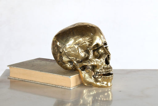 FIG298 Brass Skull 