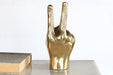 FIG299 Brass Peace Sign