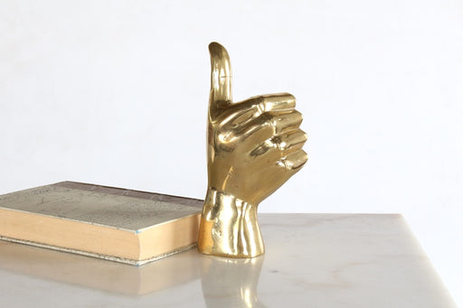 FIG303 Brass Thumbs Up Figurine 