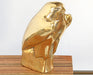 FIG328 Brass Falcon Statue