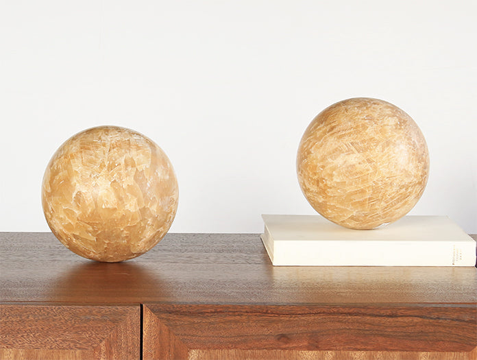 FIG329 White Marble Sphere