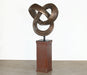 FIG344 Bronze Trifoil Sculpture