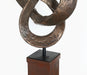 FIG344 Bronze Trifoil Sculpture
