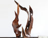 FIG356 Wood Flame Sculpture
