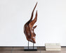 FIG356 Wood Flame Sculpture