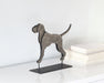 FIG358 Small Flat Dog Figurine