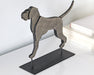 FIG358 Small Flat Dog Figurine