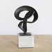 FIG382 - Abstract Ribon Bronze Sculpture