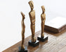 FIG385 - Set Of 3 Gold Figurines