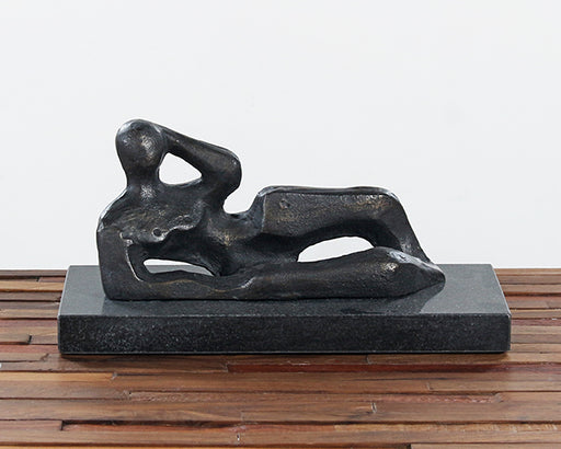 FIG388 - Reclined Bronze Figure --Cleared Art