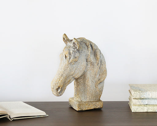 FIG398 - Horse Bust Sculpture