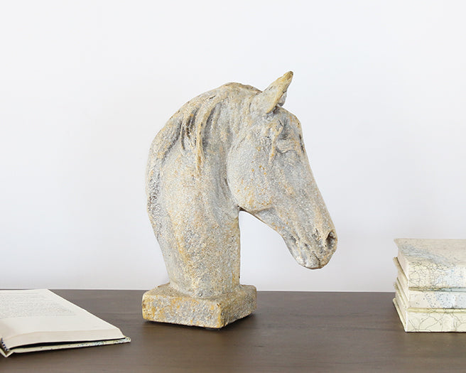 FIG398 - Horse Bust Sculpture