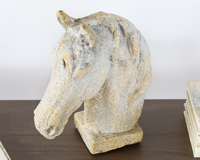 FIG398 - Horse Bust Sculpture
