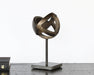 FIG421 - Large Antique Brass Ball Sculpture 