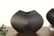 FIG429 - Large Pinched Bronze Abstract Vase