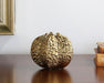FIG435 - Small Hammered Gold Pinched Vase