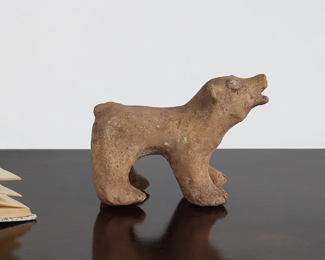 Clay Bear Figurine