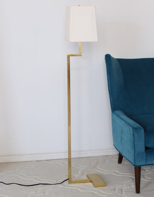 FL107 - Brass Right Angles Floor Lamp