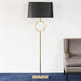FL108 - Logan Floor Lamp with Black Shade 