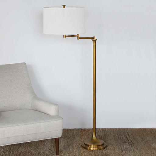 FL123 Sofia Swing Arm Floor Lamp