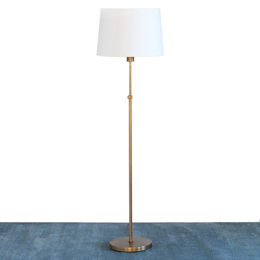 FL127 Koleman Adjustable Floor Lamp in Brass