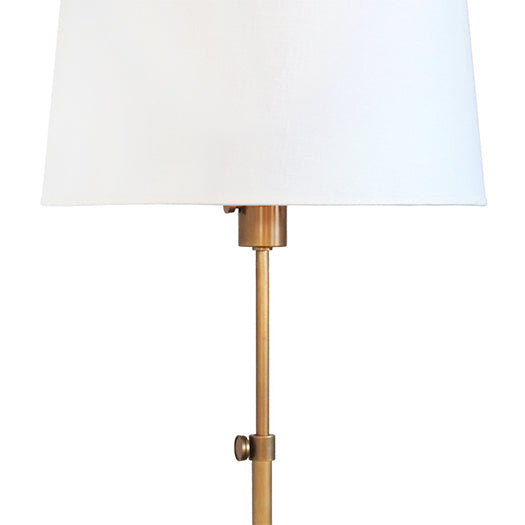FL127 Koleman Adjustable Floor Lamp in Brass