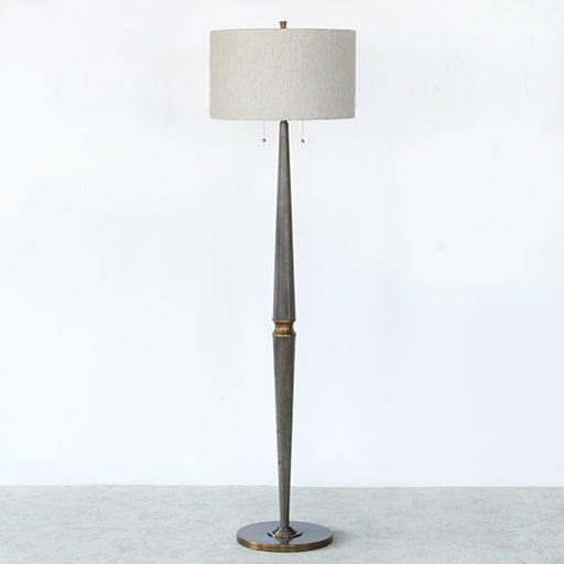 FL137 - Midriff Gray Floor Lamp