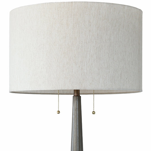 FL137 - Midriff Gray Floor Lamp