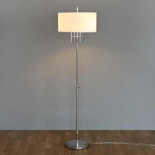 Brushed Nickel With Four Arms Floor Lamp