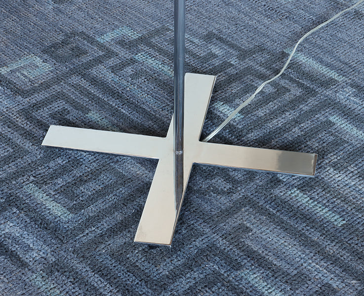 Chrome X Base Floor Lamp