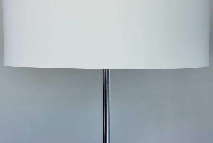 Chrome X Base Floor Lamp