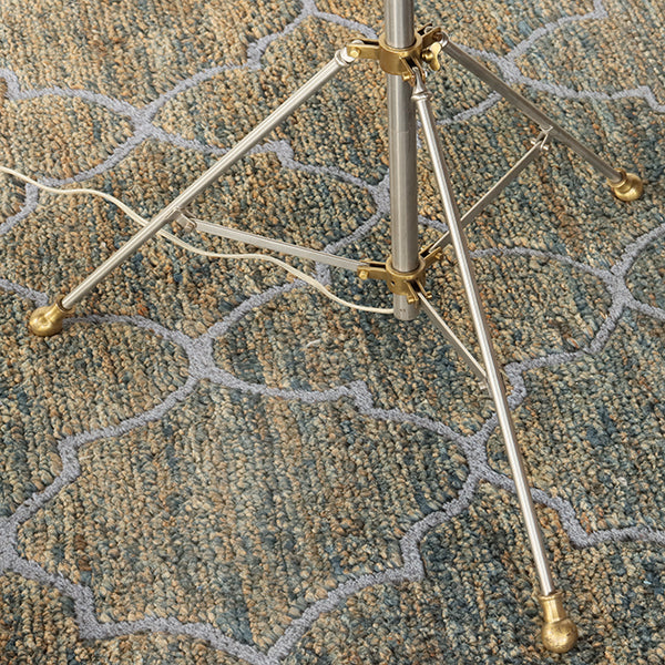 Brass Nickel Adjustable Floor Lamp