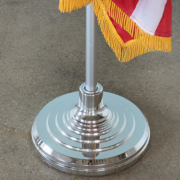 8' Flagpole with Chrome Spear Finial